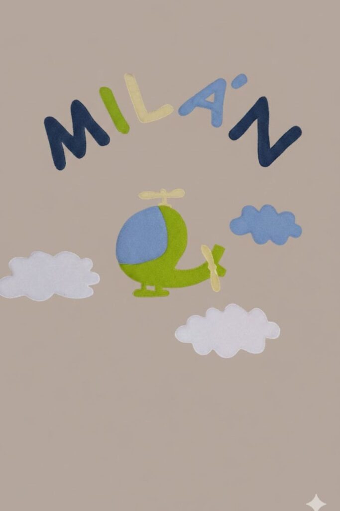 Baboo-Helikopter felhővel szóló gyermek takaró drapp alapon